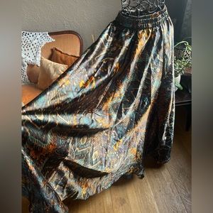 Long Silky Skirt